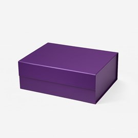 Pudełko Magnetyczne Ciemny Fiolet 330x255x115mm (zew) A4