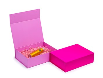 Pudełko Magnetyczne 350x250x100mm(zew) Fuksja Różowe Na Prezent
