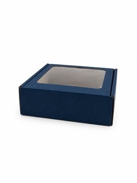 Pudełko ozdobne 150x150x50 mm granatowe