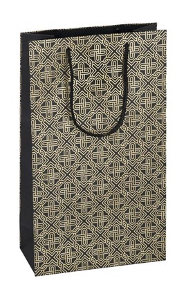 Torebka na wino 210x100x360mm K-422 podwójna ZGZ