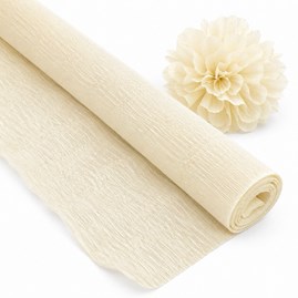 Krepina Włoska 180g Naturalna 50×250 cm Gruba Bibuła Florystyczna