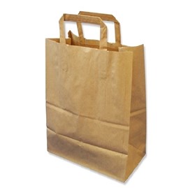 TORBA BRĄZOWA UCHWYT PŁASKI 320x160x420-200szt