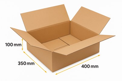 Karton klapowy 400x350x100