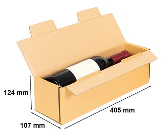 Karton Na Wino z wkładką 405x107x124mm(zew) F427 EB580