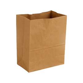 Torba papierowa KLOCKOWA 250x150x300 / BRĄZOWA