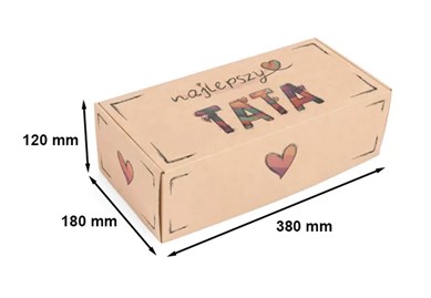 Karton Wykrojnikowy 380x180x120mm TATA