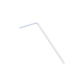 Słomka łamana biała kolorowe paski fi 5mm 500szt.