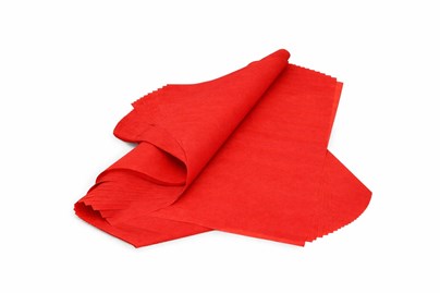 Bibuła gładka czerwony mak 50x70 cm 100 arkuszy