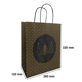 Torba KRAFT 260x120x320mm ECLAT