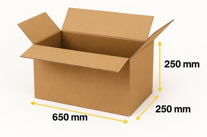 Karton Klapowy na felgi 650x250x650mm Mocny BC650