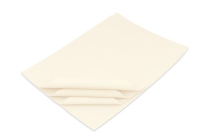 Bibuła ozdobna 20g 38x50cm Ecru – do pakowania prezentów – 50 arkuszy