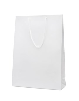 Torebka upominkowa Prestige 390x100x450 / Biała