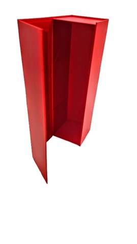Karton magnetyczny na 1 wino CZERWONE 100x100x350mm - EASY