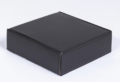Pakiet - Karton fasonowy 400x300x90mm Czarny - 50 sztuk
