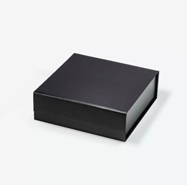 Czarne pudełko magnetyczne 175×175×60 mm kwadratowe A6