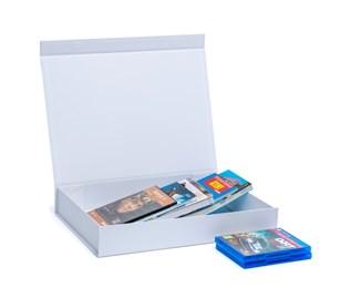 Pudełko Magnetyczne Białe 440x320x70mmzew A3 Karton Premium Prezentowy