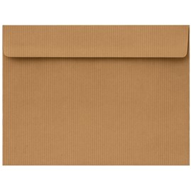 Koperty C5 HK/ Kraft Prążek Ribbed / 120g a50