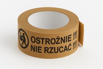 Taśma Papierowa Ostrożnie Nie Rzucać 50mm/45m