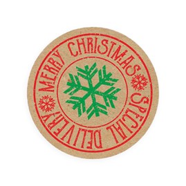 Naklejki okrągłe Kraft Fi35mm Special Delivery, 200szt