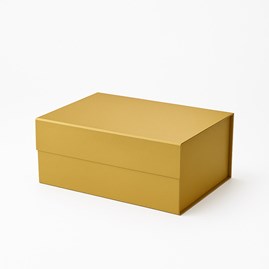 Pudełko Magnetyczne Perłowy Żółty 235x170x100mm (zew) A5