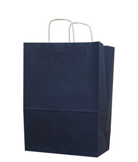 Pakiet - Torba papierowa na prezent 180x80x225 / GRANATOWA 10 szt