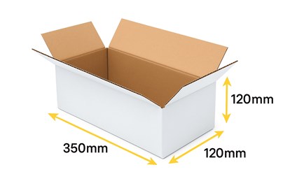 Karton klapowy biały