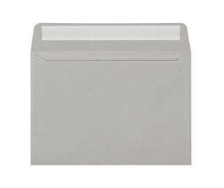 Koperty na zaproszenia C6 HK Szare 120gsm a50 x-18