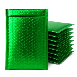 Koperty bąbelkowe metaliczne zielone