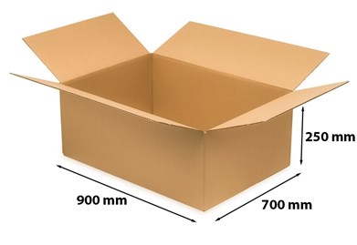 Karton klapowy 900x700x250mm C500 10 szt