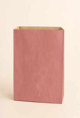 Torebka fałdowa Różowa KRAFT PINK 120x200+45mm