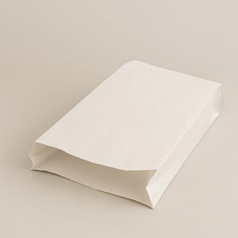 Torba biała fałdowa