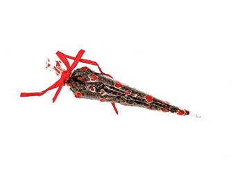 Rożek Celofanowy Szpic Serca 15x40cm