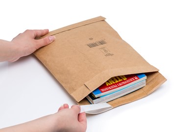 Koperty Wyściełane Brązowe 195x280 - karton 100 sztuk