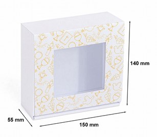 Karton Wykrojnikpwy 150x140x55mm KOMUNIA 3