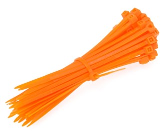 Opaski zaciskowe w kolorze czerwonym 300/4,8 mm