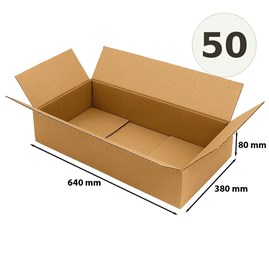karton klapowy 640x380x80 mm 50 sztuk