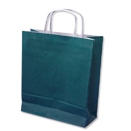 Pakiet - Torby Na Prezent 400x180x390 Zielone 10szt