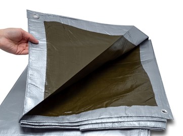 srebrna plandeka 2x3m