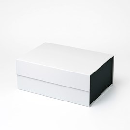 Pudełko Magnetyczne Biało-Czarne 235x170x100mm (zew.) A5