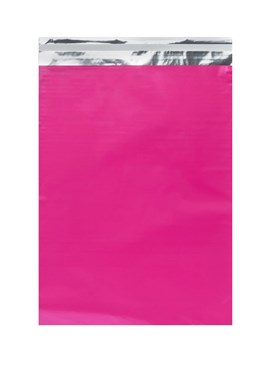 Woreczek metalizowany różowy