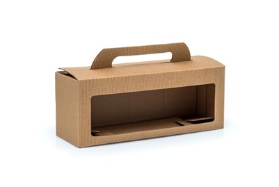 Pudełka karbowane na 3 słoiczki miodu 0,35l 265x87x97mm 10szt