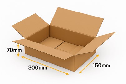 Karton Klapowy 300x150x70 mm