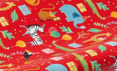 Papier Pakowy Czerwone Safari 70cm-25m 80gsm