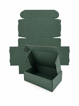 karton wykrojnikowy zielony 240x170x70 mm 100 sztuk