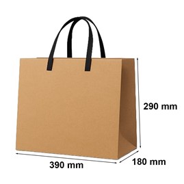 Torba Luxe Kraft EKO 390×180×290 mm – elegancja w dużym formacie