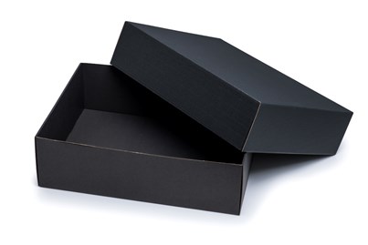 Pudełko karbowane czarne 350x300x90mm