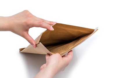 Koperty Wyściełane Brązowe 195x280 - karton 100 sztuk