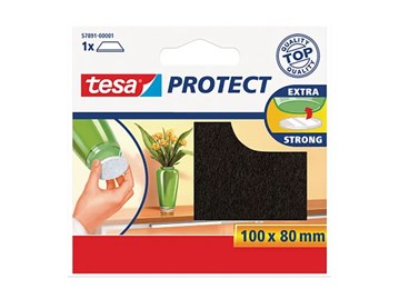 Podkładki filcowe 100x80mm, brązowe TESA - 1 szt.