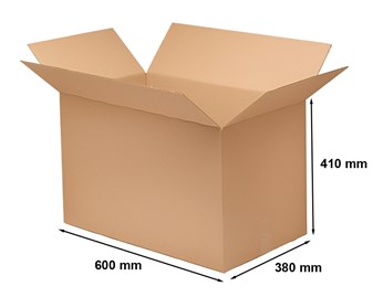 Karton klapowy 600x380x410 mm do skrytki Orlen – rozmiar L, pudełko do dużych przesyłek