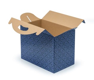 Pudełko z uchwytem F217 300x180x220mm ozdobne